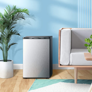 Kismile Upright Freezer,3.0 Cu.ft Mini Freezer with Reversible Single Door