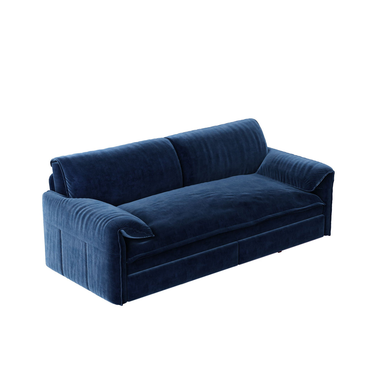 Pull Out 3 In 1 Convertible Sleeper Sofa With Side Storage, Multi Functional by Couch.com