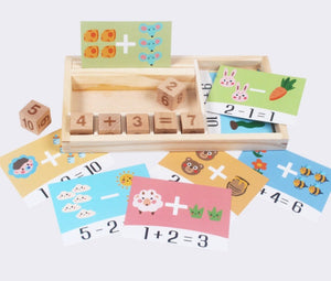 Children's arithmetic building block toys