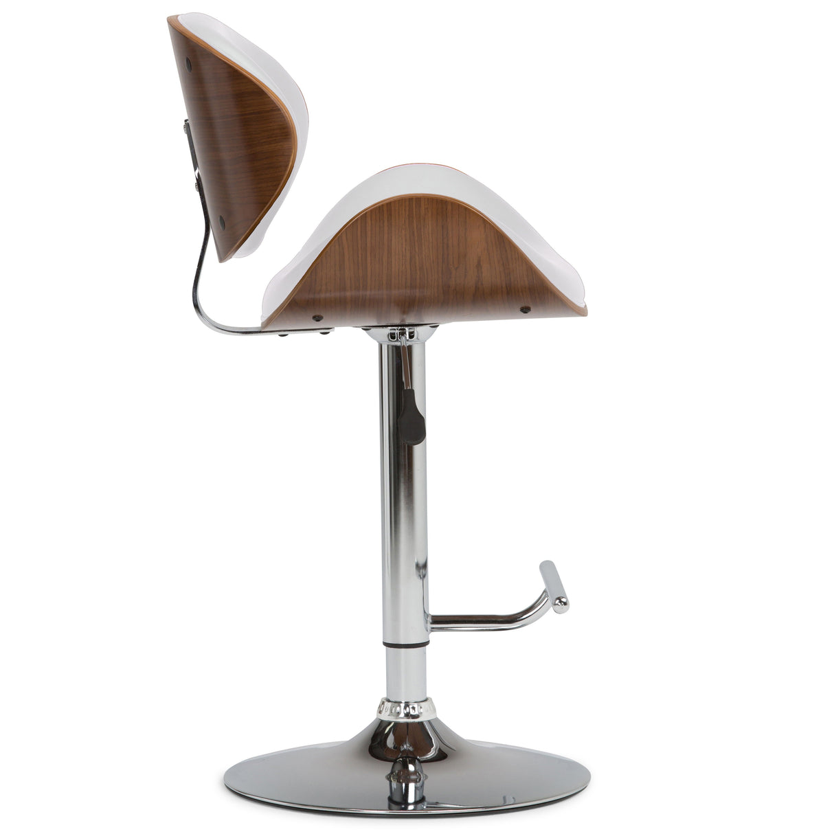 Marana - Multifunctional Handcrafted Bentwood Adjustable Swivel Bar Stool by Couch.com