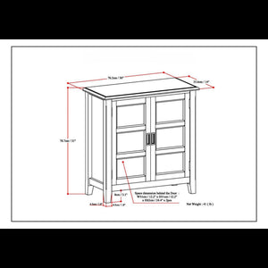 Burlington - Handcrafted Low Storage Cabinet