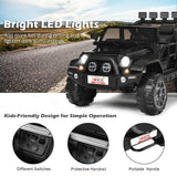 12V 2-Seater Ride on Car Truck with Remote Control and Storage Room-White