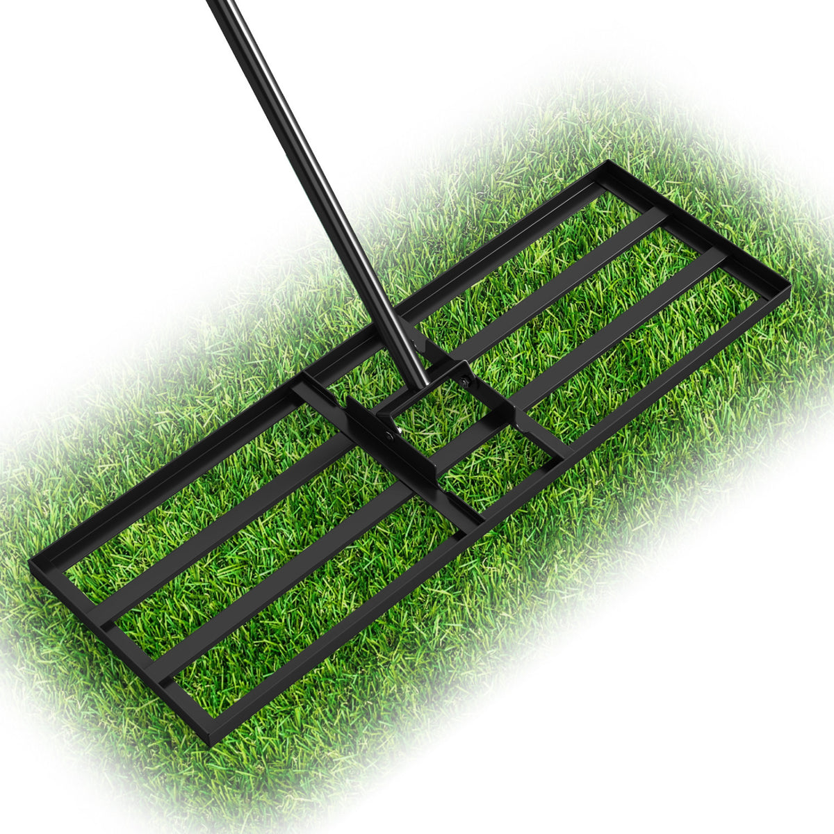 30 x 10 Inch Heavy Duty Lawn Level Tool with 69 Inch Handle-Black