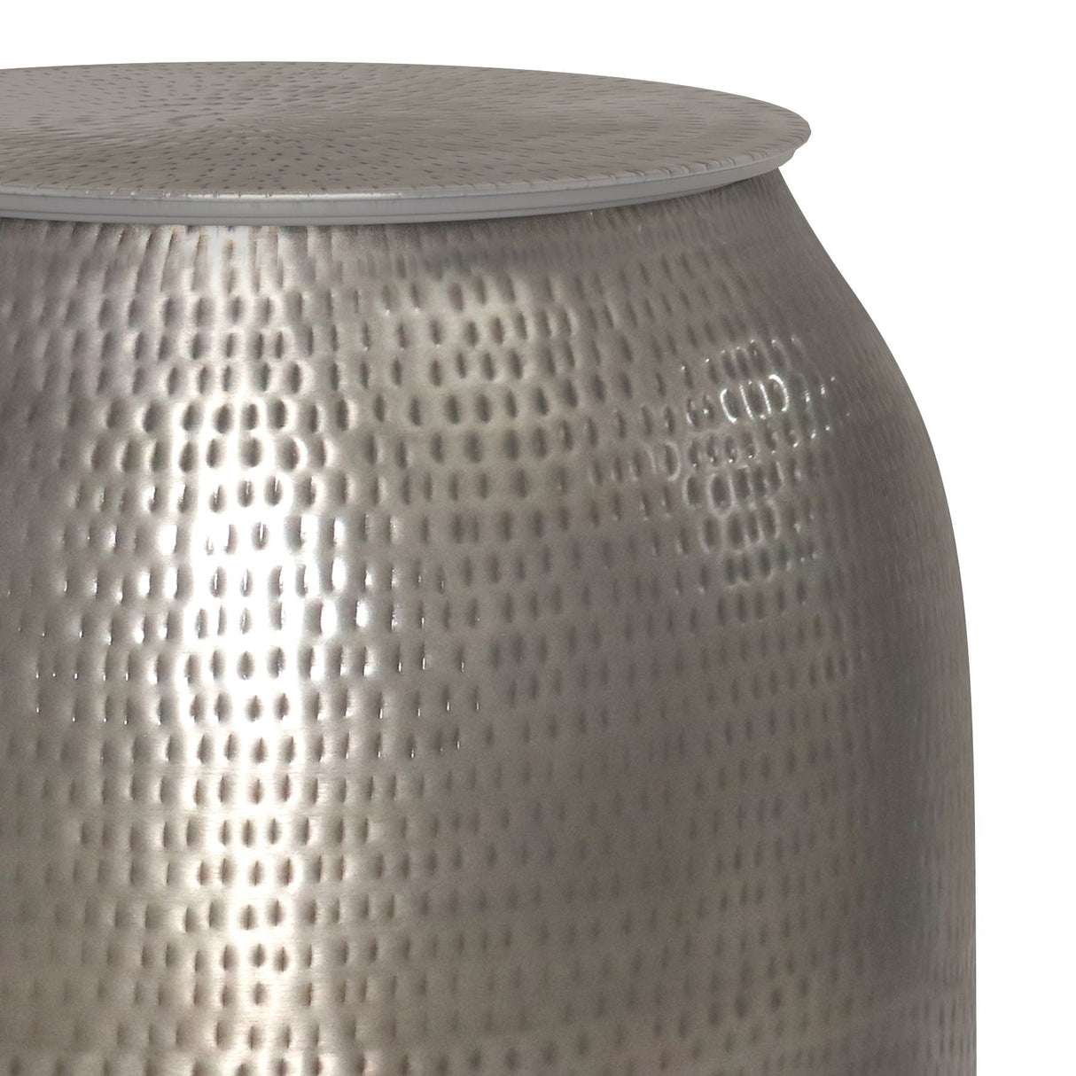 Griffen - Handcrafted Metal Storage Accent Table by Couch.com