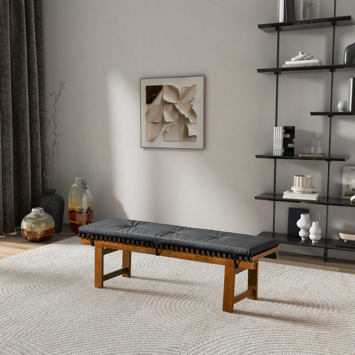 Lucia - Bench - Black by Couch.com
