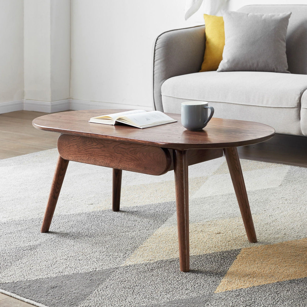 Capsule Centre Low Table With Drawers Coffee Table by Couch.com