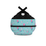 Kids Light Blue Mermaid Backpack