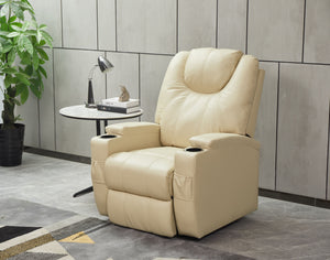 Modern Recliner Chair With Cup Holders, Remote Control by Couch.com