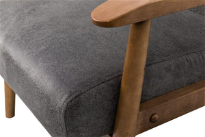 Wide Classic Mid-Century Modern Arm Chair by Couch.com