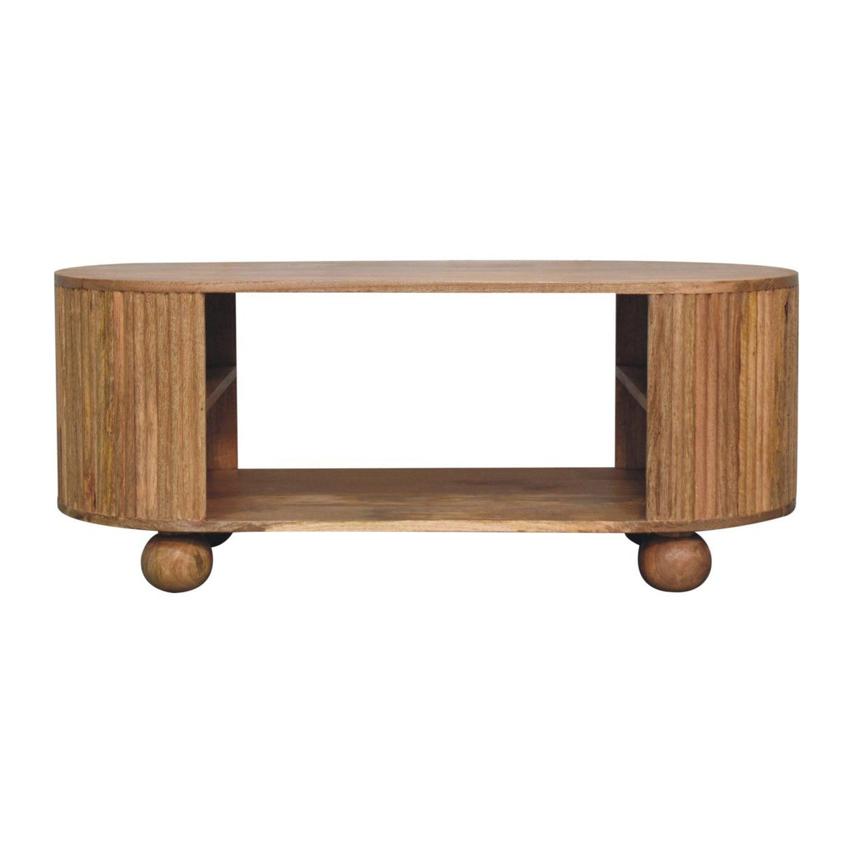Soba - Ball Open Coffee Table - Oak by Couch.com