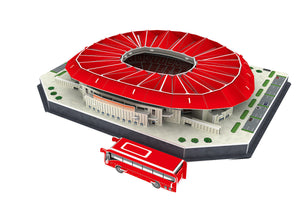 Classic Jigsaw DIY 3D Puzzle World Football Stadium European Soccer Playground Assembled Building Model Puzzle Toys For Children