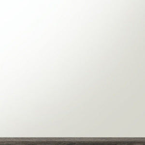 35" Gray Wood Framed Accent Mirror