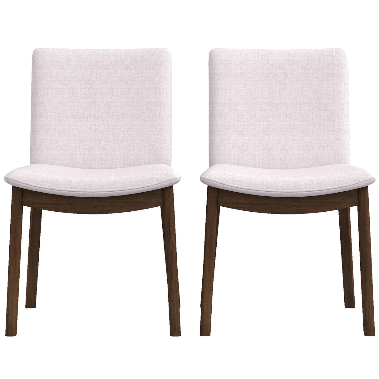 Laura - Mid-Century Modern Solid Wood Dining Chair (Set of 2) by Couch.com