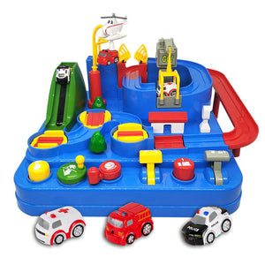 Console track toy