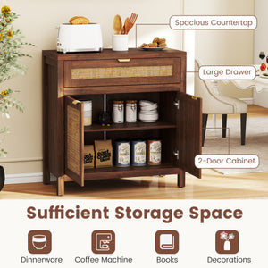 Dining Chairs Set of 2 Upholstered Accent Chairs with Comfy Padded Backrest and Seat-Beige