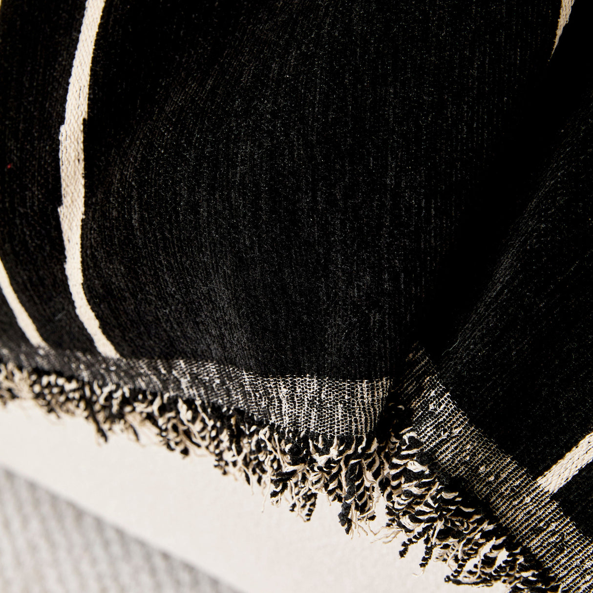 Chenille Jacquard Sofa Throw Cover with Tassel Soft Thick Couch Protector Blanket