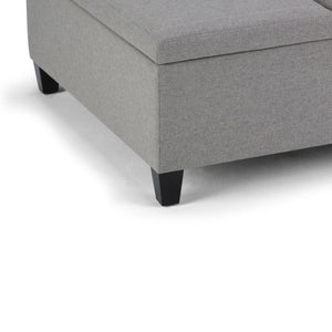 Ellis - Coffee Table Storage Ottoman Contemporary Design by Couch.com