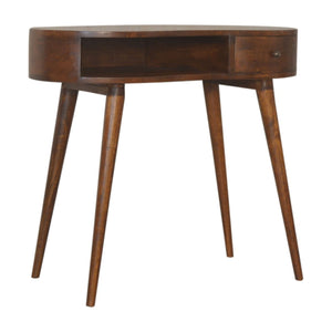 Rounded Writing Desk - Chestnut by Couch.com