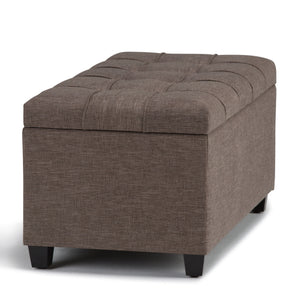 Sienna - Upholstered Storage Ottoman Bench by Couch.com