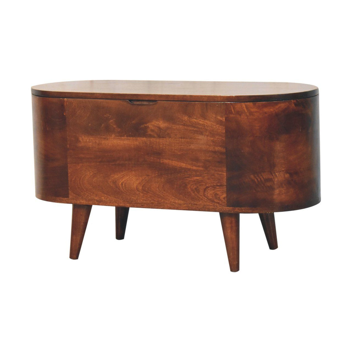 Rounded Lid Up Blanket Box by Couch.com