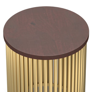 Demy - Handcrafted Metal Accent Table by Couch.com