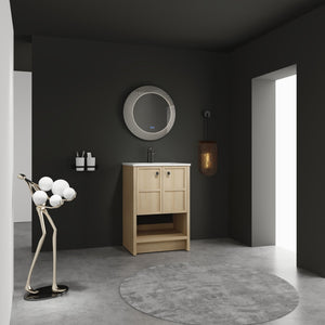 Modern Freestanding Bathroom Vanity With Ceramic Sink And Soft Closing Doors by Couch.com