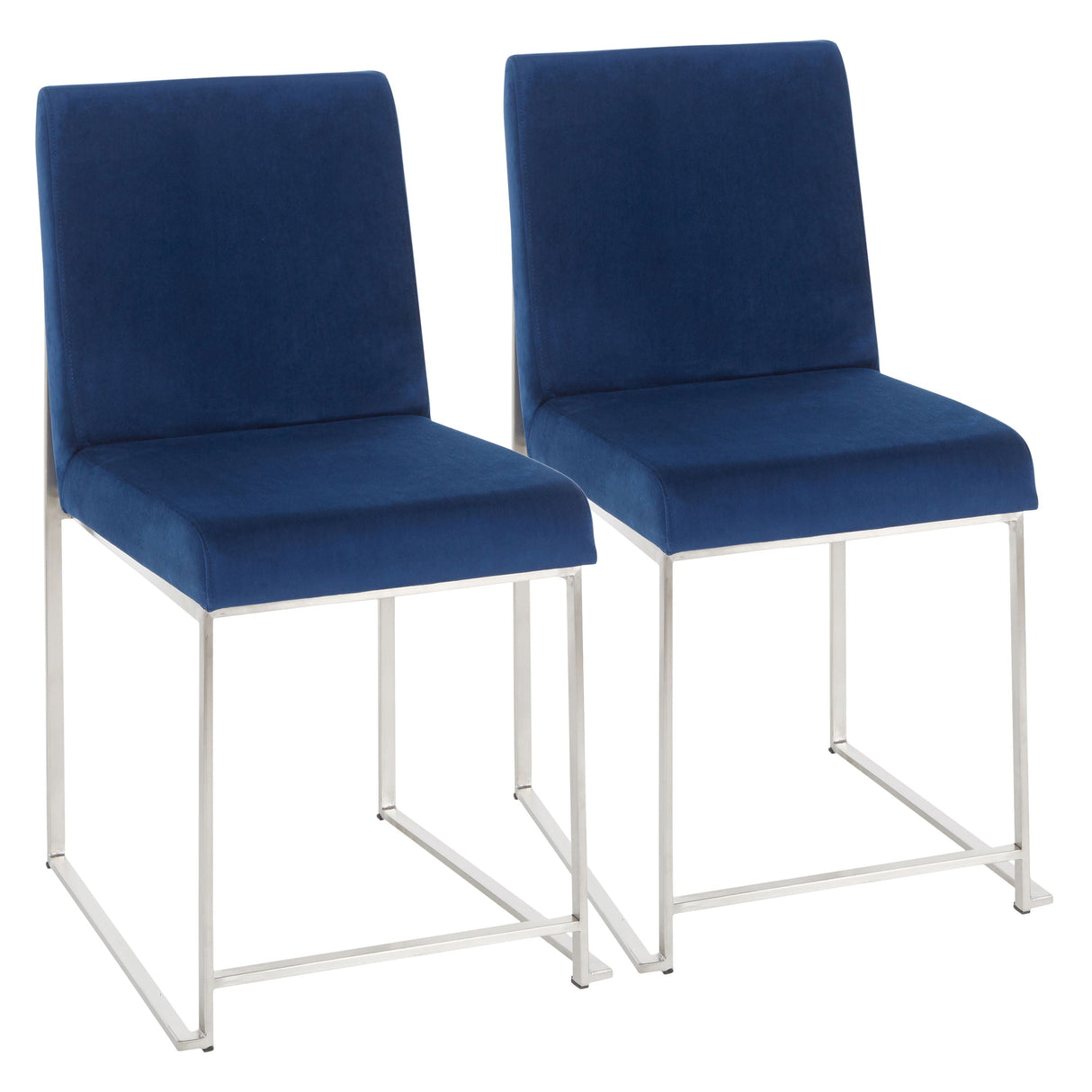 Fuji - Contemporary Modern Elegance High Back Dining Chair (Set of 2) by Couch.com