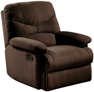 35" Chocolate Microfiber Recliner