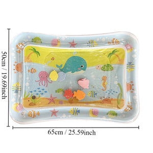 Children's Inflatable Marine Animal Racket Water Cushion Baby Crawling Racket Water Bag Racket Water Cushion Climbing Pad