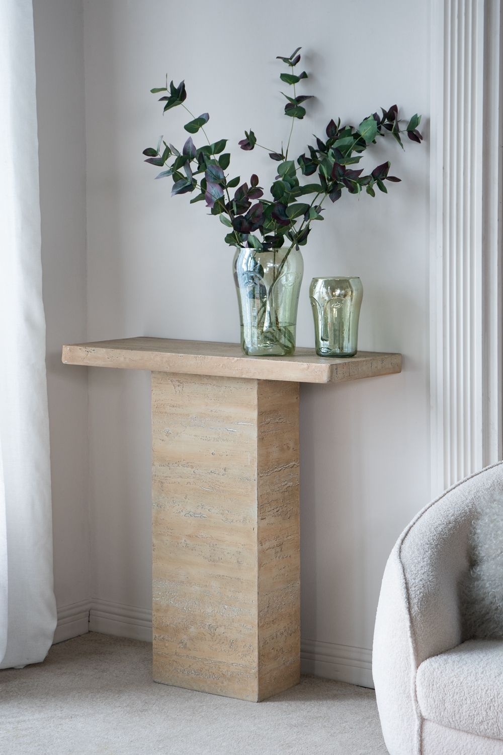 Square Coffee Table With Pedestal Base by Couch.com