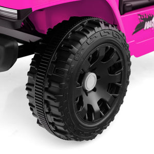 12V Kids Ride on Truck Car Battery Powered Electric Vehicle-Pink