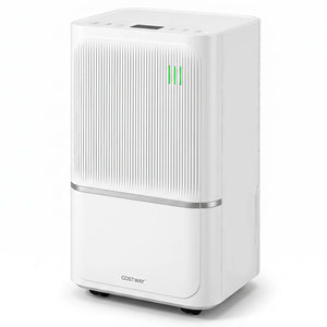 32 Pint Dehumidifier for Home with Drain Hose & Intelligent Control 2500 Sq.Ft-White
