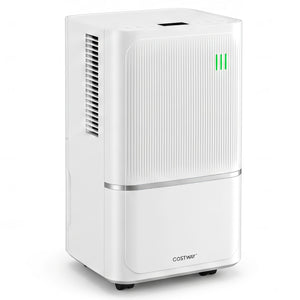 32 Pint Dehumidifier for Home with Drain Hose & Intelligent Control 2500 Sq.Ft-White