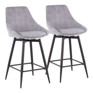 Diana - Contemporary Counter Stool (Set of 2) by Couch.com
