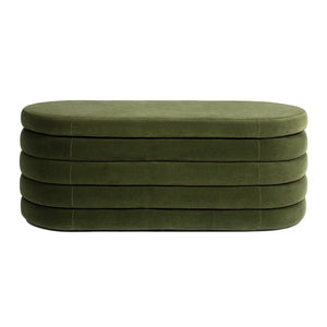 Fuji - Upholstered Oval Storage Bench by Couch.com