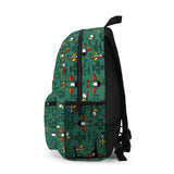 Kids Airplanes Green Backpack