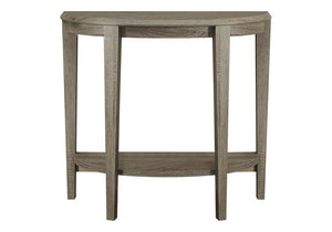 33" Deep Taupe End Table With Shelf