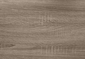 24" Deep Taupe End Table With 6