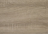 71" Gray Wood Five Tier Corner Bookcase