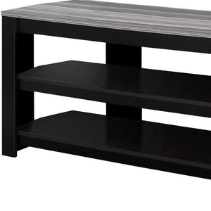 42" Brown Open Shelving TV Stand