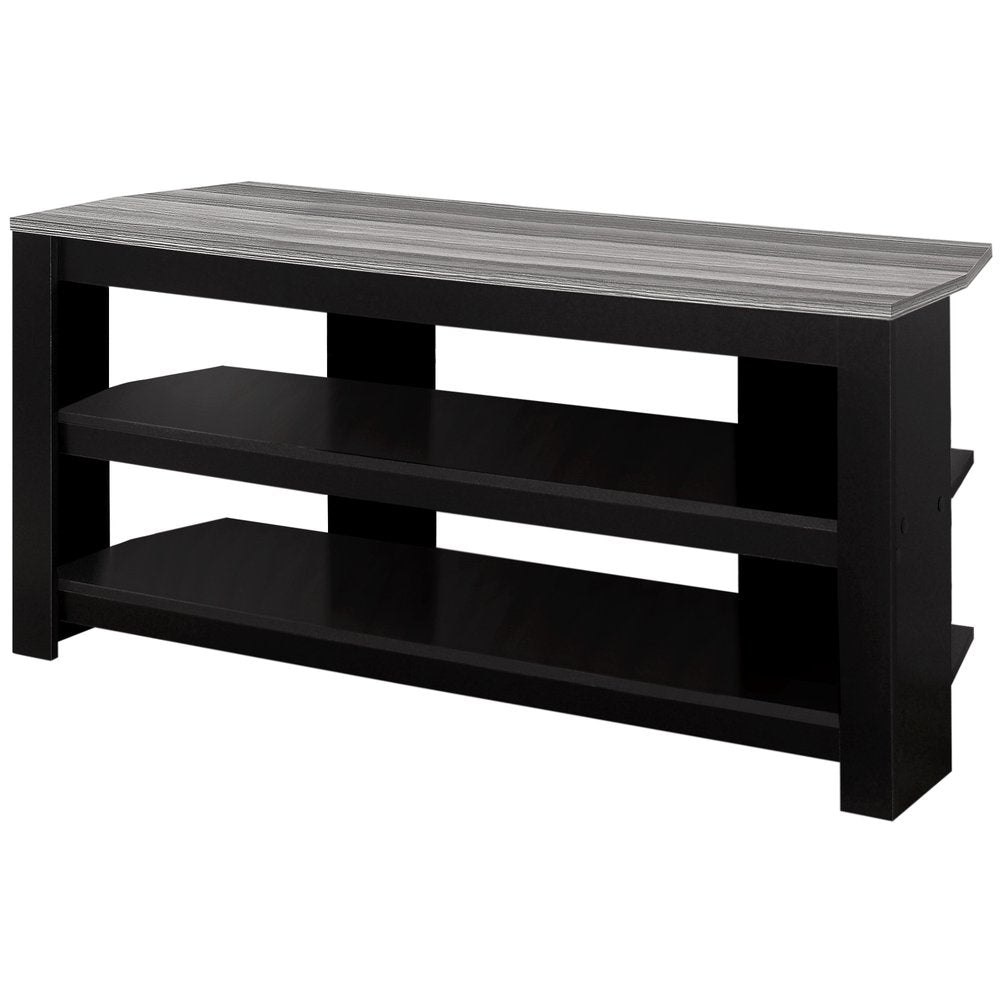 42" Brown Open Shelving TV Stand