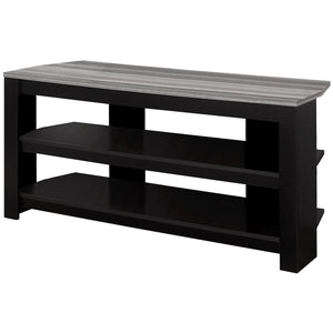42" Brown Open Shelving TV Stand