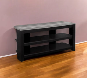 42" Brown Open Shelving TV Stand
