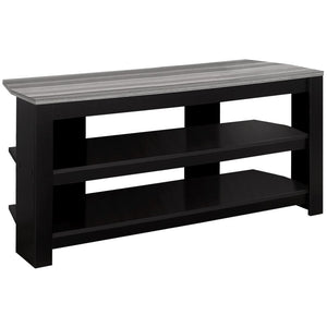 42" Brown Open Shelving TV Stand