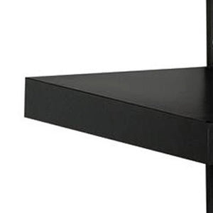 60" White Open Shelving TV Stand