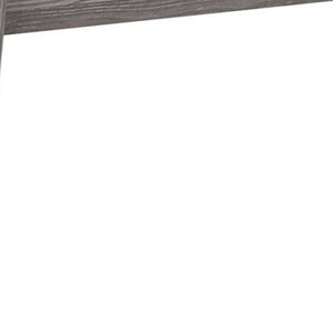 42" Gray Open Shelving TV Stand