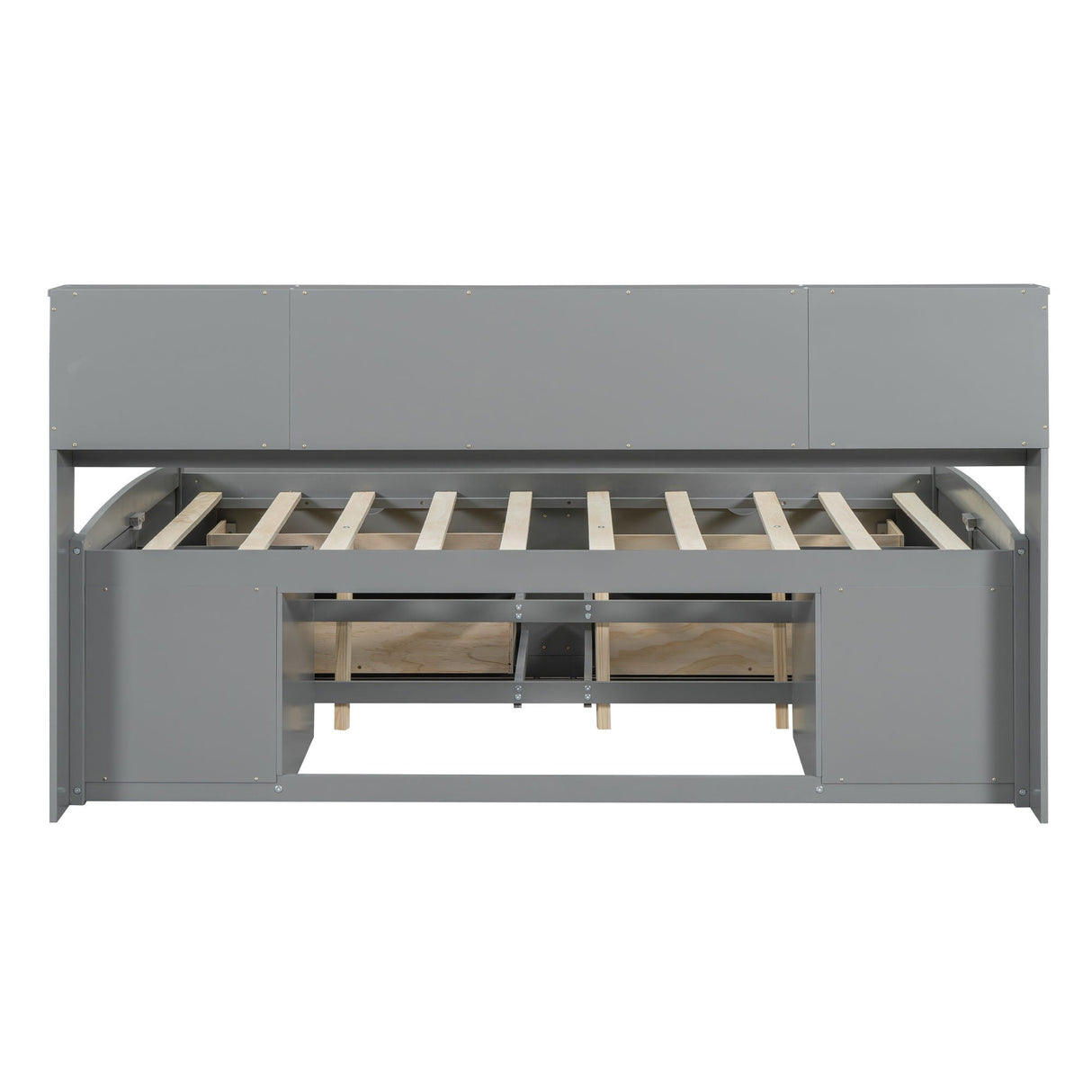 Daybed With 2 Bedside Cabinets, Upper Shelves And 4 Drawers by Couch.com