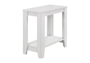 22" Deep Taupe End Table With Shelf