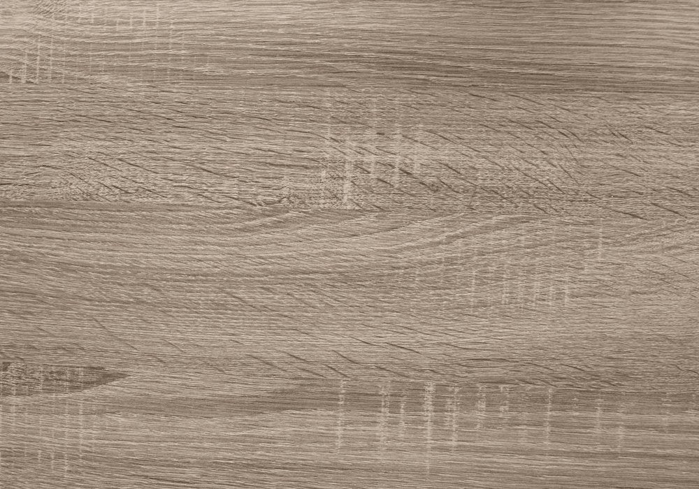 18.25" X 12" X 24" Dark Taupe Finish Hollow Core Accent Table
