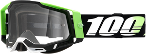 100% Racecraft 2 Goggles - Kalkuta - Clear 50009-00006